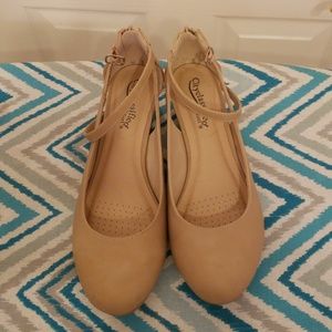 Neutral Wedge Mary Jane